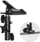 Photography Reflector Holder 5/8" Heavy-Duty Metal Clamp Attachment with Umbrella Hole